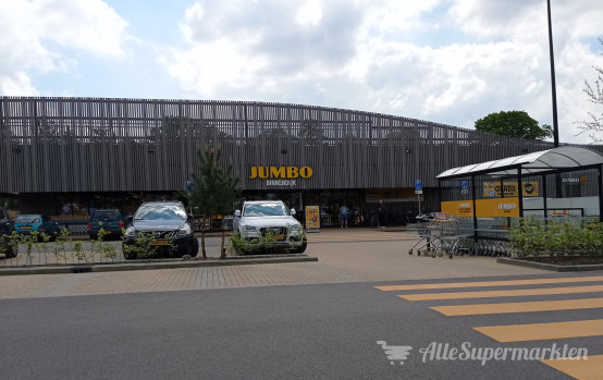 Hoofdingang van de Jumbo Nunspeet Industrieweg